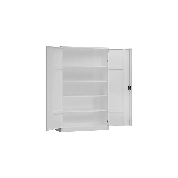 4061815550056 - Stahlschrank ClassiXL X-530377 signalweiß 1200 x 420 x 1945 cm aufgebaut 4061815550056 LÜLLMANN