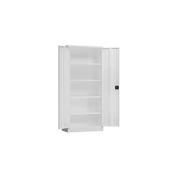 4061815855250 - Stahlschrank ClassiX X-530337 signalweiß 800 x 380 x 1800 cm aufgebaut  4061815855250 LÜLLMANN