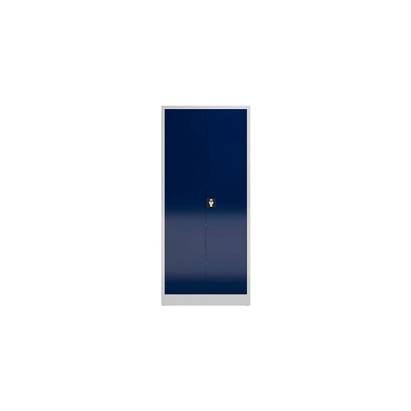 4061815855380 - Putzmittelschrank X-545521 enzianblau lichtgrau 800 x 380 x 1800 cm aufgebaut 4061815855380 LÜLLMANN