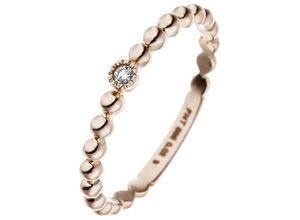 4061861022972 - Diamantring JOBO Fingerringe Gr 52 SI = kleine Einschlüsse Roségold 585-Diamanten rosegold (roségold 585) Damen Diamantringe 585 Roségold mit Diamant