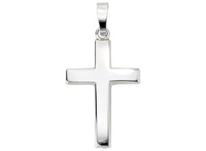 4061861027267 - Kreuz-Anhänger JOBO Anhänger Kreuz Schmuckanhänger Gr Weißgold 585 weiß (weißgold 585) Damen Anhänger 585 Weißgold