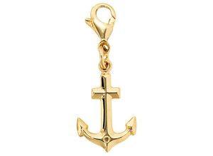 4061861027816 - Charm Anker JOBO Anker Charms goldfarben (gelbgold 333) Damen Charms Anhänger 333 Gold