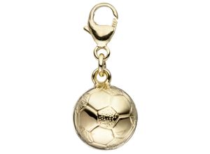 4061861027823 - Charm-Einhänger JOBO Fußball Charms goldfarben (gelbgold 333) Damen Charms Anhänger 333 Gold