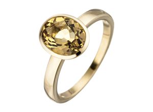 4061861031998 - Goldring JOBO Fingerringe Gr 54 Gelbgold 585 gelb (gelbgold 585) Damen 585 Gold mit Citrin