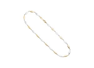 4061861046367 - Goldkette JOBO Halsketten Gr Gelbgold 585-Weißgold 585 Länge 45 cm gelb (gelbgold 585) Damen Goldketten 585 Gold bicolor 45 cm