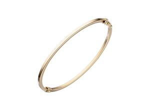 4061861046565 - Armreif JOBO Armbänder Gr Gelbgold 585 gelb (gelbgold 585) Damen Armreifen oval 585 Gold