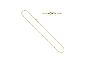 4061861046688 - Goldkette JOBO Halsketten Gr Gelbgold 333 Länge 45 cm goldfarben (gelbgold 333) Damen Goldketten Zwillings-Panzerkette 333 Gold 45 cm 27 mm