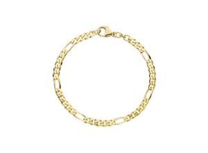 4061861047159 - Goldarmband JOBO Armbänder Gr Gelbgold 585 gelb (gelbgold 585) Damen Armbänder Gold Figaroarmband 585