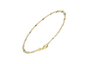 4061861047326 - Goldarmband JOBO Armbänder Gr Gelbgold 333 goldfarben (gelbgold 333) Damen Armbänder Gold Steg-Panzerarmband 333 massiv 19 cm