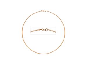 4061861047548 - Halsreif JOBO Halsketten Gr Roségold 585 Länge 42 cm rosegold (roségold 585) Damen Halsketten 585 Roségold 42 cm 18 mm