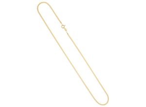 4061861048453 - Goldkette JOBO Halsketten Gr Gelbgold 585 Länge 42 cm gelb (gelbgold 585) Damen Goldketten Panzerkette 585 Gold 42 cm 21 mm