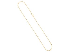 4061861049696 - Goldkette JOBO Halsketten Gr Gelbgold 585 Länge 50 cm gelb (gelbgold 585) Damen Goldketten Singapurkette 585 Gold 50 cm 18 mm