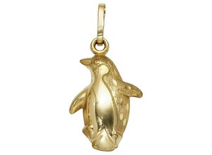 4061861055673 - Ketten-Anhänger JOBO Anhänger Pinguin Schmuckanhänger Gr Gelbgold 333 goldfarben (gelbgold 333) Damen Anhänger 333 Gold