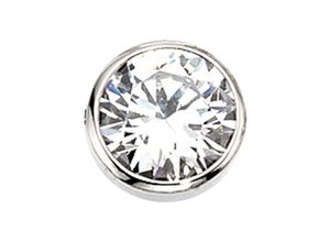 4061861065085 - Runder Anhänger JOBO Schmuckanhänger Gr Silber 925 (Sterlingsilber) silberfarben (silber 925) Damen rund 925 Silber mit Zirkonia