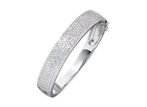 4061861065931 - Armreif JOBO Armbänder Gr Silber 925 (Sterlingsilber) silberfarben (silber 925) Damen Armreifen 925 Silber mit Zirkonia