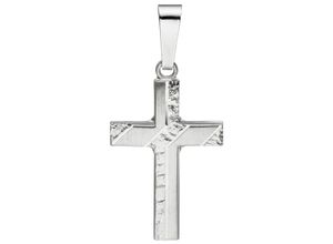 4061861070386 - Kreuz-Anhänger JOBO Anhänger Kreuz Schmuckanhänger Gr Silber 925 (Sterlingsilber) silberfarben (silber 925) Damen Anhänger 925 Silber