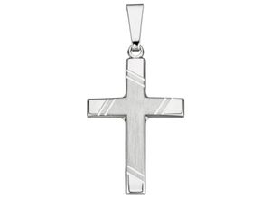 4061861070478 - Kreuz-Anhänger JOBO Anhänger Kreuz Schmuckanhänger Gr Silber 925 (Sterlingsilber) silberfarben (silber 925) Damen Anhänger 925 Silber