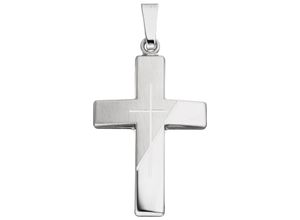 4061861070522 - Kreuz-Anhänger JOBO Anhänger Kreuz Schmuckanhänger Gr Silber 925 (Sterlingsilber) silberfarben (silber 925) Damen Anhänger 925 Silber