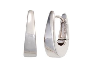 4061861070898 - Paar Creolen JOBO Ohrringe Gr Silber 925 (Sterlingsilber) silberfarben (silber 925) Damen oval 925 Silber