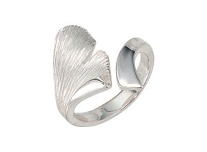 4061861071680 - Silberring JOBO Ginko Fingerringe Gr 50 Silber 925 (Sterlingsilber) silberfarben (silber 925) Damen Fingerringe 925 Silber