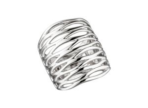 4061861072755 - Silberring JOBO Fingerringe Gr 54 Silber 925 (Sterlingsilber) silberfarben (silber 925) Damen Fingerringe breit 925 Silber