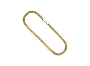 4061861075718 - Collier JOBO Halsketten Gr Silber 925 (Sterlingsilber) Länge 45 cm goldfarben Damen Colliers 925 Silber vergoldet 45 cm