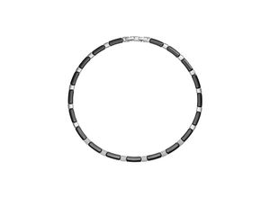 4061861079792 - Collier JOBO Halsketten Gr Edelstahl-Keramik Länge 47 cm silberfarben (edelstahlfarben) Damen Colliers Keramik mit Edelstahl und Zirkonia 47 cm 4061861079792 - Collier JOBO Halsketten Gr Edelstahl-Keramik Länge 47 cm silberfarben (edelstahlfarben) Damen Colliers Keramik mit Edelstahl und Zirkonia 47 cm