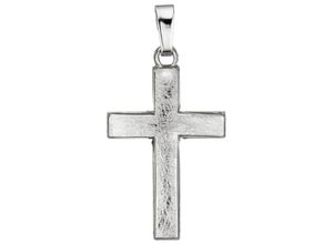 4061861084055 - Kreuz-Anhänger JOBO Anhänger Kreuz Schmuckanhänger Gr Weißgold 585 weiß (weißgold 585) Damen Anhänger 585 Weißgold