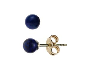 4061861087384 - Paar Ohrstecker JOBO Ohrringe Gr Gelbgold 585 gelb (gelbgold 585) Damen Ohrstecker 585 Gold mit Lapislazuli