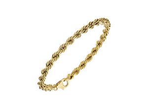 4061861090315 - Goldarmband JOBO Armbänder Gr Gelbgold 585 gelb (gelbgold 585) Damen Armbänder Gold Kordelarmband 585 19 cm