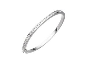 4061861099141 - Armreif JOBO Armbänder Gr Silber 925 (Sterlingsilber) silberfarben (silber 925) Damen Armreifen 925 Silber mit Zirkonia