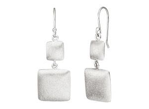 4061861100946 - Paar Ohrhänger JOBO Ohrringe Gr Silber 925 (Sterlingsilber) silberfarben (silber 925) Damen Ohrhänger quadratisch 925 Silber