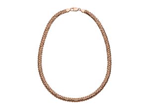 4061861103541 - Kette ohne Anhänger JOBO Halsketten Gr Silber 925 (Sterlingsilber) Länge 45 cm rosegold (roségoldfarben) Damen Ketten ohne Anhänger Königskette 925 Silber roségold vergoldet 45 cm