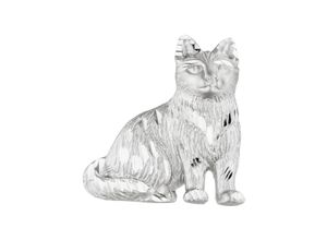 4061861116381 - Ketten-Anhänger JOBO Anhänger Katze Schmuckanhänger Gr Silber 925 (Sterlingsilber) silberfarben (silber 925) Damen Anhänger 925 Silber