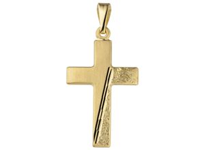 4061861119467 - Kreuz-Anhänger JOBO Anhänger Kreuz Schmuckanhänger Gr Gelbgold 333 goldfarben (gelbgold 333) Damen Anhänger