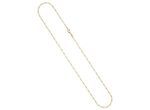 4061861121064 - Goldkette JOBO Halsketten Gr Gelbgold 333 Länge 45 cm goldfarben (gelbgold 333) Damen Goldketten Figarokette 333 Gold diamantiert 17 mm 45 cm