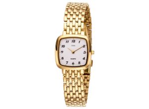 4061861123662 - Quarzuhr JOBO Armbanduhren goldfarben Damen Quarzuhren