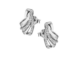 4061861132909 - Paar Ohrstecker JOBO Ohrringe Gr Silber 925 (Sterlingsilber) silberfarben (silber 925 weiß) Damen Ohrstecker 925 Silber mit 46 Zirkonia