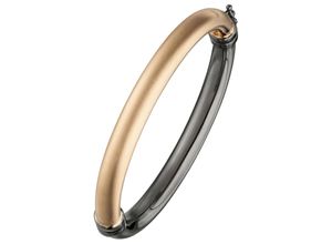 4061861133616 - Armreif JOBO oval Armbänder Gr Silber 925 (Sterlingsilber) goldfarben Damen Armreifen 925 Silber bicolor vergoldet