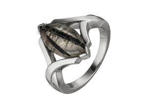 4061861133890 - Fingerring JOBO Fingerringe Gr 56 Silber 925 (Sterlingsilber) silberfarben (silber 925) Damen Fingerringe 925 Silber mit Turmalinquarz