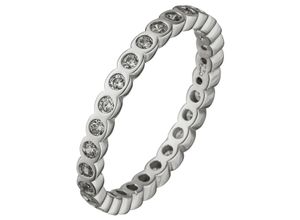 4061861135405 - Fingerring JOBO Fingerringe Gr 50 Silber 925 (Sterlingsilber) silberfarben (silber 925 weiß) Damen Fingerringe 925 Silber mit Zirkonia rundum