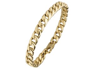 4061861140331 - Armband JOBO Armbänder Gr Gelbgold 585 gelb (gelbgold 585) Damen Armbänder Panzerarmband 585 Gold 21 cm