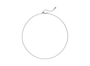 4061861140812 - Kette ohne Anhänger JOBO Halsketten Gr Silber 925 (Sterlingsilber) Länge 45 cm silberfarben (silber 925) Damen 925 Silber mit Zirkonia 45 cm verkürzbar