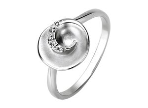 4061861143332 - Fingerring JOBO Fingerringe Gr 50 Silber 925 (Sterlingsilber) silberfarben (silber 925 weiß) Damen 925 Silber mit 4 Zirkonia