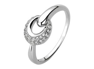 4061861143509 - Fingerring JOBO Fingerringe Gr 50 Silber 925 (Sterlingsilber) silberfarben (silber 925 weiß) Damen 925 Silber mit 25 Zirkonia