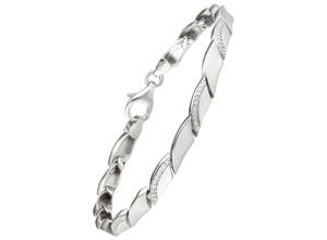 4061861146135 - Armband JOBO Armbänder Gr Silber 925 (Sterlingsilber) silberfarben (silber 925 weiß) Damen Armbänder Silber 925 mit 80 Zirkonia 19 cm