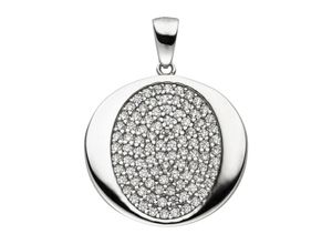 4061861146722 - Ketten-Anhänger JOBO Anhänger mit 93 Zirkonia Schmuckanhänger Gr Silber 925 (Sterlingsilber) silberfarben (silber 925 weiß) Damen Anhänger 925 Silber