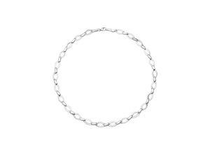 4061861146838 - Collier JOBO Halsketten Gr Silber 925 (Sterlingsilber) Länge 45 cm silberfarben (silber 925 weiß) Damen Colliers 925 Silber mit 144 Zirkonia 45 cm