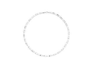 4061861147019 - Collier JOBO Halsketten Gr Silber 925 (Sterlingsilber) Länge 45 cm silberfarben (silber 925 weiß) Damen Colliers 925 Silber mit 154 Zirkonia 45 cm