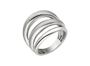 4061861147491 - Fingerring JOBO Fingerringe Gr 50 Silber 925 (Sterlingsilber) silberfarben (silber 925) Damen mehrreihig 925 Silber